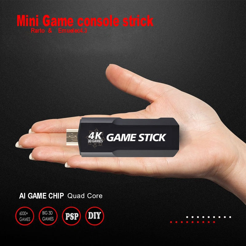 Game Stick 4K GD10 128GB New Retro Video Game Console 2.4G Wireless