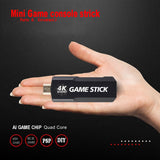 Game Stick 4K GD10 128 GB Neue Retro-Videospielkonsole 2,4 G Wireless Controller HD-Ausgang 40+ Simulatoren 40000+ Spiele