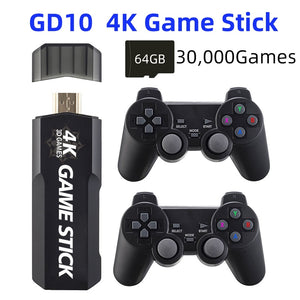 Game Stick 4K GD10 128GB New Retro Video Game Console 2.4G Wireless –  Realtech, red stick 4k 